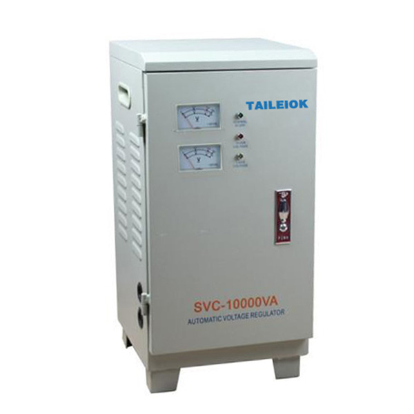 SVC-5KVA to 30KVA Virtical Type Single Phase Servo Type Voltage Stabilizer Analog Meter