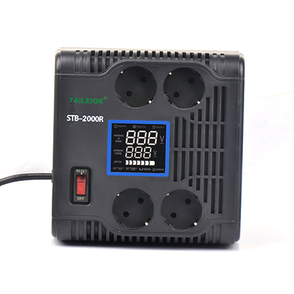 TLBR 2000VA LED Relay Euro Socket Automatic Voltage Regulator